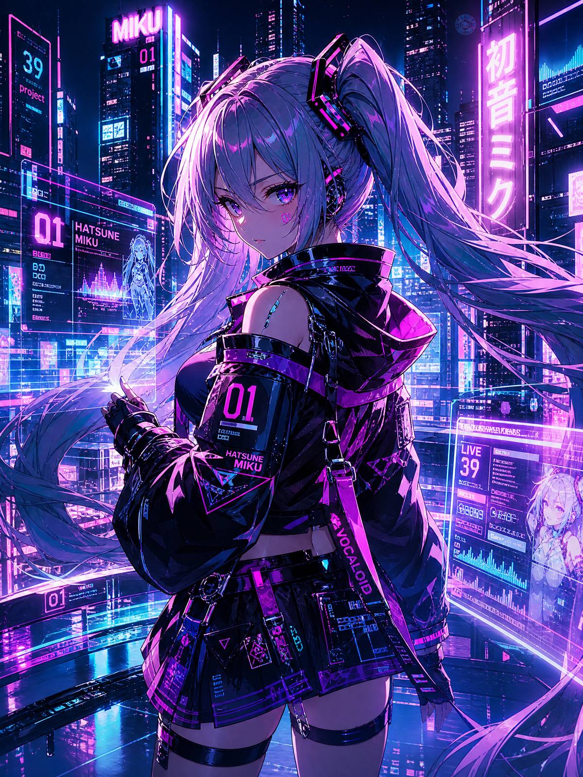 少萝AI动漫-赛博少女